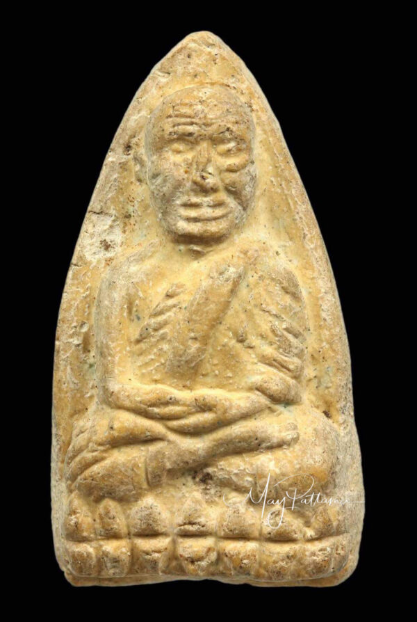 หลวงปู่ทวด วัดประสาท พิมพ์ใหญ่ปลายเเหลม เนื้อขาวอมเขียว ปี 06