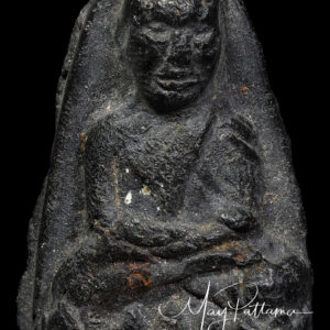 หลวงปู่ทวด ประสาทบุญญาวาส พิมพ์ใหญ่ ปลายมน เนื้อดำ บล็อค ลังเม้ง