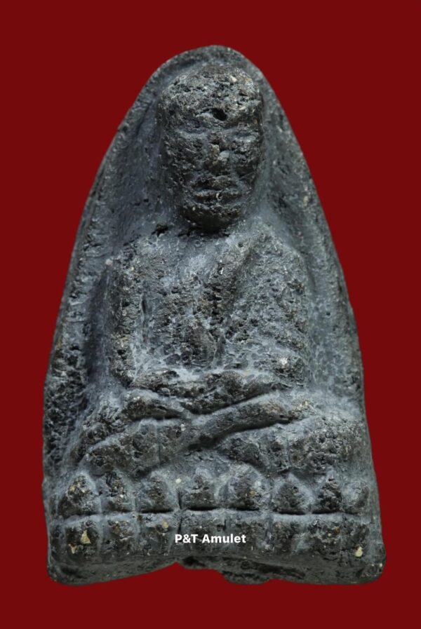 IMG_0422 หลวงปู่ทวด วัดประสาท ปี2505 พิมพ์ใหญ่ บล็อคลังเม้ง เนื้อดำ