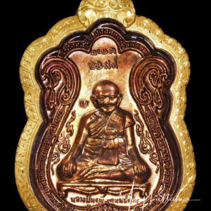 เหรียญเสมาขุดสระ ทองแดงผิวไฟ ปลุกเสก 16 ปี หลวงปู่หงษ์